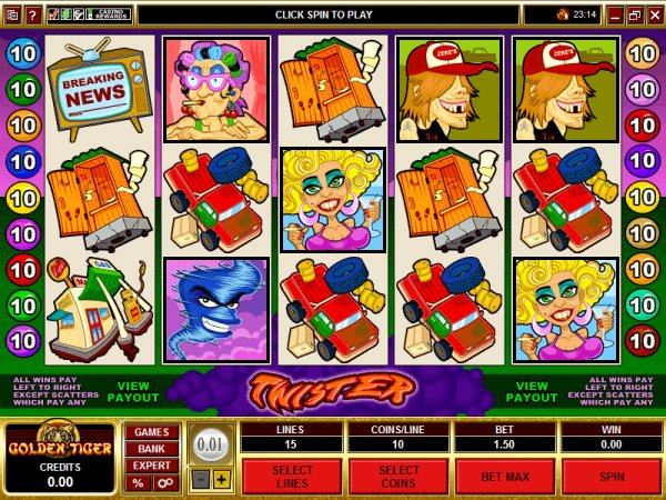 Preview Twister slots by Microgaming
