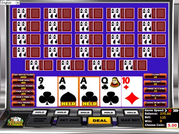 Bonus Poker 25 Hands