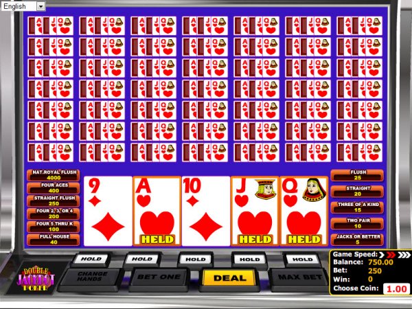 Double Jackpot Poker 50 Hands