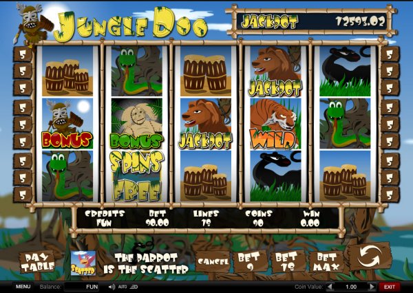 Jungle Doo  Jackpot Slots