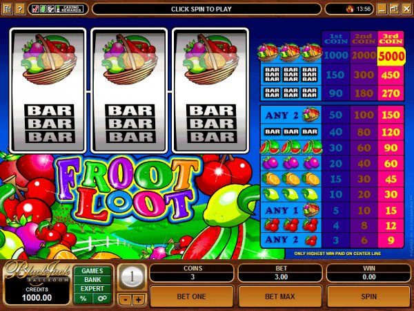 Froot Loot classic slots by MGS