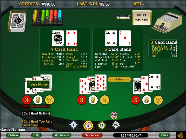 Poker auto muck hand
