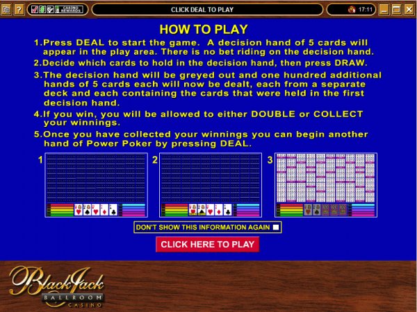 100 Hand Video Poker