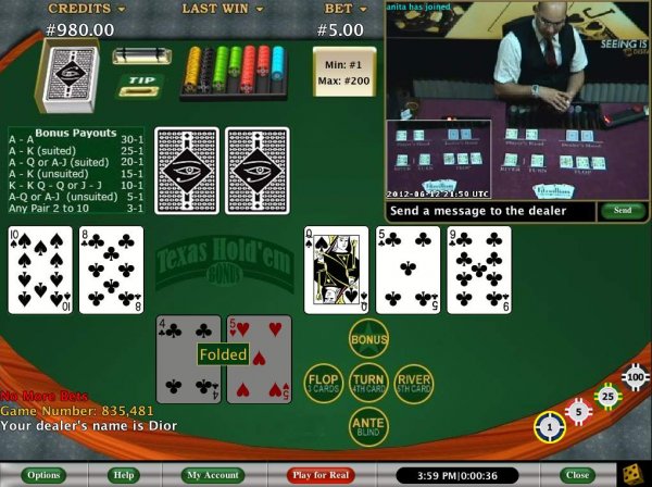 texas hold em poker online vs ai