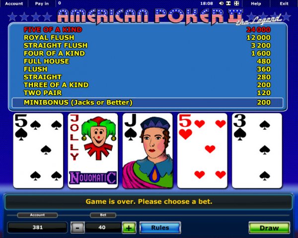 Joc poker american 2 gratis latino