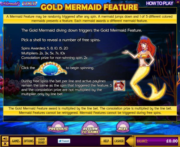 Gold Mermaid Feature