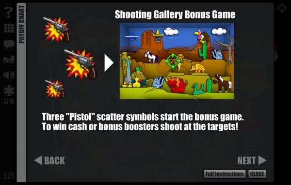 Shooting Gallery Bonus Game