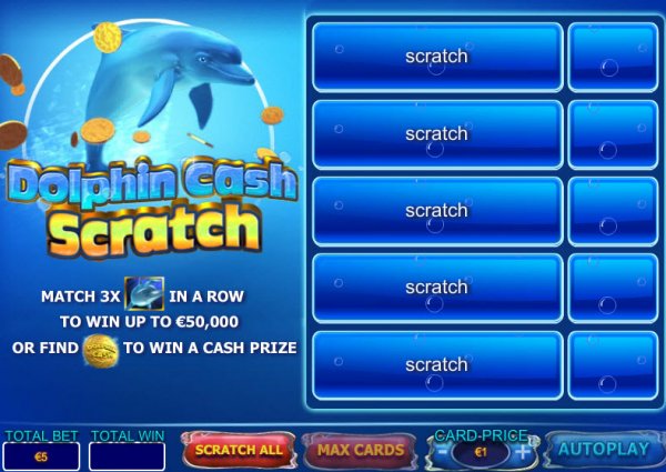 Dolphin Cash Scratch