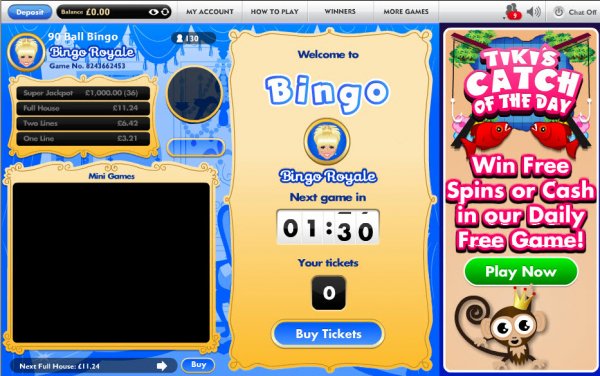 Bingo royale online game