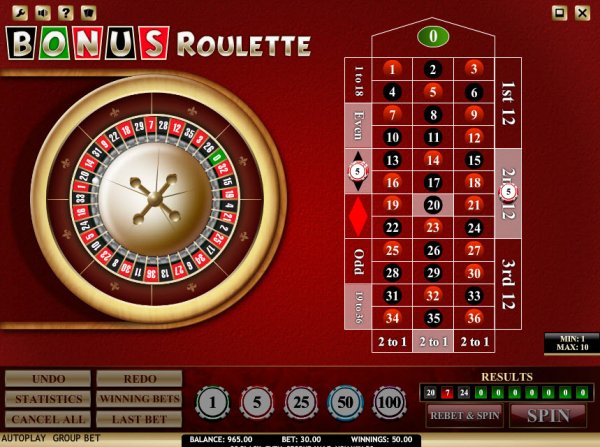 Bonus Roulette