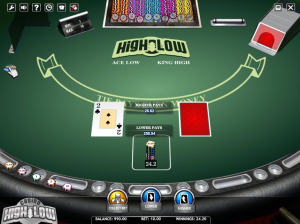 Hi Low Casino Game