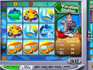 The screenshot of Vacation Slots by PT