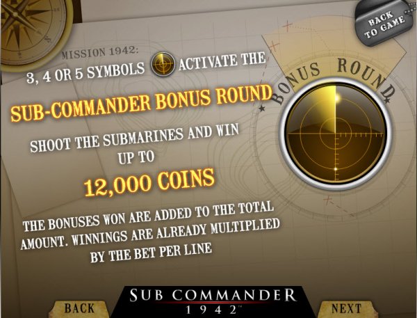 Sub Commander Bonus