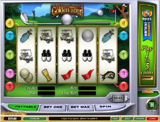 Golden Tour slots by Playtech