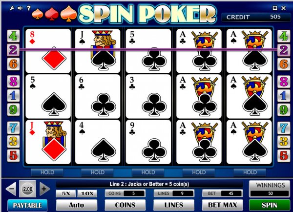 Spin Poker Win