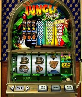 Screenshot from the slot machine Jungle Boogie