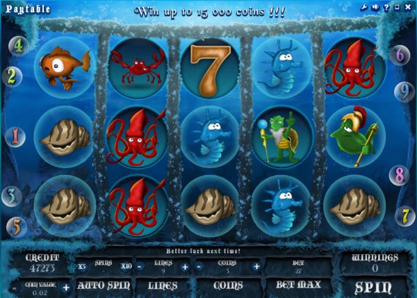 Empire of Seas Slots Reels