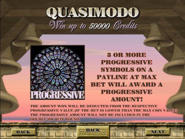 Quasimodo Progressive Slots Progressive
