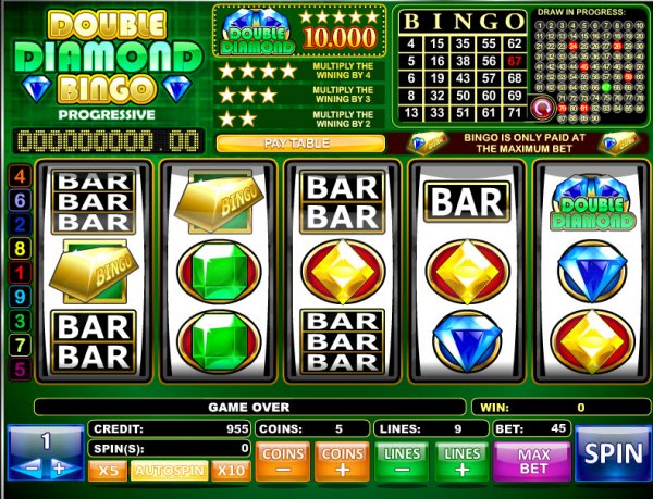 Double Diamond Bingo Progressive Slots