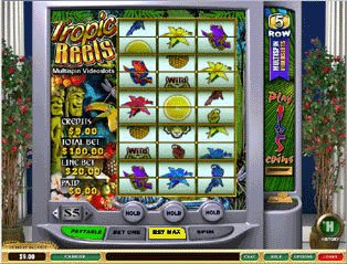 Tropic Reels slot machine from Playtech