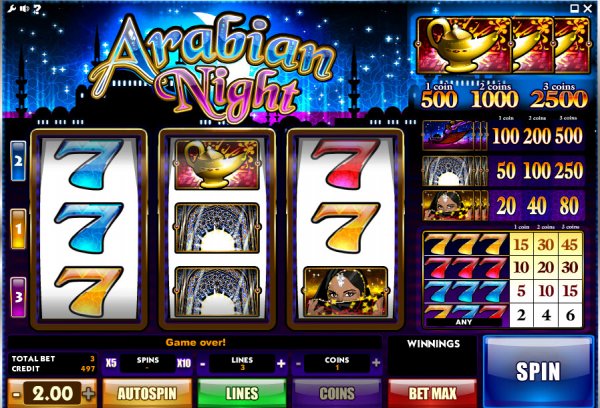 Arabian Night Slots Game